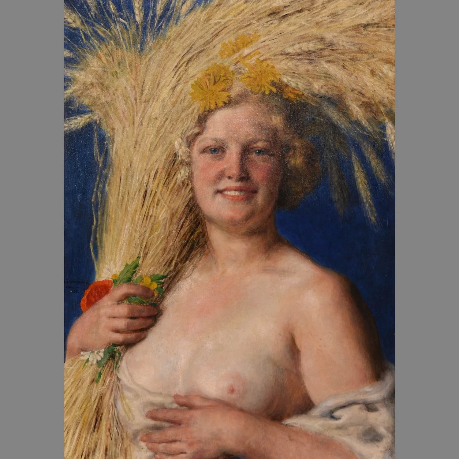 Raccolta del grano, 1932